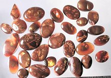 Fire Agate gems stones designer fire agates cabs cabochons Fire Agates jewelry stones custom Fire Agate jewelry fire agate Shamanic metaphysical new age fire agate Deer Creek Slaughter Mountain Arizona Mexico